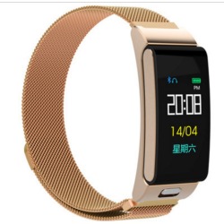 DOBACNER Smart Bracelet A9S Color Screen Heart Rate Blood Pressure Sports Bracelet Bluetooth Headset Call Watch