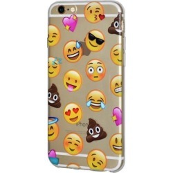 iPhone 6 Plus Case Emoji Clear Desgin Printed Pattern Soft Skin Fit Clear Case for iPhone 6s Plus - Different Emotions