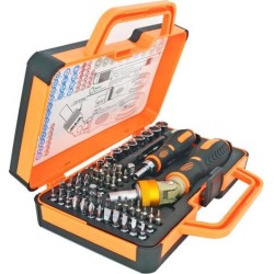 Precision Ratchet Screwdriver Set, Magnetic Driver Socket Kit, Professional Repair Tool Kit, 69 in 1 with 64 Bits Flexible Shaft, for Fix.