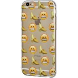 iPhone 6 Plus Case Emoji Clear Desgin Printed Pattern Soft Skin Fit Clear Case for iPhone 6s Plus - Grinning Face With Smiling Eyes