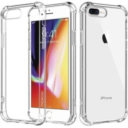 For iPhone 7 Plus Case /iPhone 8 Plus Case, MoKo Crystal Clear Reinforced Cor.