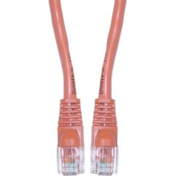 Cable Wholesale Cat 5E Ethernet Patch Cable, Snagless / Molded Boot, 1 Foot - Orange