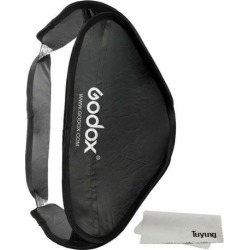 Godox 40x40cm Softbox Bag Kit for Camera Studio Flash fit Bowens Elinchrom Mo.