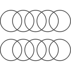 O-Rings Nitrile Rubber 60mm x 64mm x 2mm Seal Rings Sealing Gasket 10pcs