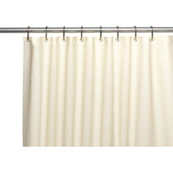 Carnation Home Fashions Curtain Living Room Decorative Standard-Sized, 6 Gauge PEVA Liner in Bone