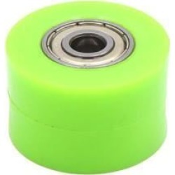 8mm Hole Chain Roller Tensioner Pulley Wheel Sprocket Green for Motorcycle