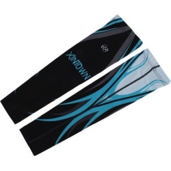 XINTOWN Authorized Outdoor Golf Basketball Tennis Exercise Workout Sun Protection Cover Arm Sleeves L Pair Black
