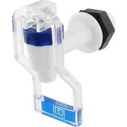 Unique Bargains Replacement Spare Part Blue Handle Push Threaded Water Dispenser Tap