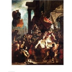 Posterazzi BALXOU231720LARGE The Justice of Trajan Poster Print by Eugene Delacroix - 24 x 36 in. - Large
