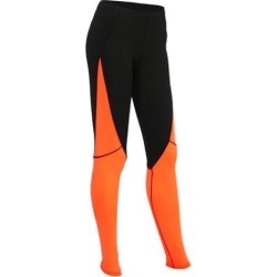 Women's Yoga Leggings Exercise Workout Pants Gym Tights L Orange