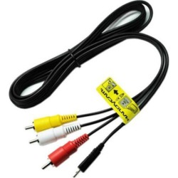 AV Cable VMC-15MR2 MD4 RCA for SONY Handycam Camcorder Digital Cameras HDR-CX220, HDR-PJ660E, HDR-PJ790E