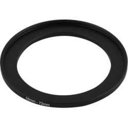 Unique Bargains Camera Lens Filter Step Up Stepping Ring 58mm-72mm Adapter Black