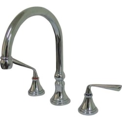 Kingston Brass KS2341ZL Two Handle Roman Tub Filler