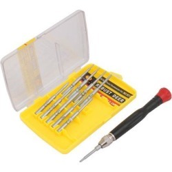 Precision Screwdriver Set w 10 Magnetic Bits Electronics Repair Tool 11 in 1