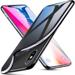 ESR iPhone Xs Case, iPhone X Case, Slim Clear Soft Flexible TPU Cover for Apple iPhone Xs (2018) / iPhone X (2017)- Black Frame