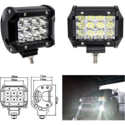 36W LED Work Light Bar Beam Spot Offroad Driving Fog Lamps for SUV ATV