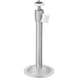 CCTV Camera Mount - Adjustable Indoor/Outdoor Camera Mounting Brackets 235mm Height Aluminum Silver Tone