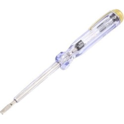 Unique Bargains AC 100V-500V 3mm Slotted Voltage Tester Electroprobe Plastic Grip