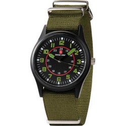 Men Military Sports Quartz Watches Luxury Casual Nylon Band Analog Wrist Watch