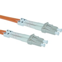 Cable Wholesale LC / LC Multimode Duplex Fiber Optic Cable 50/125 - 5 Meter (16.5 ft)