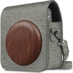For Fujifilm Instax Mini 90 Camera Case Bag Cover with Removable Strap - Denim