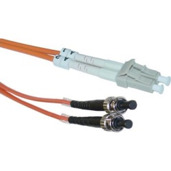 CableWholesale Fiber Optic Cable, LC / ST, Multimode, Duplex, 62.5/125, 7 meter (22.9 foot)