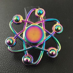Hollowed-out Six Side Fidget Hand Spinner Toys Stress Reducer Anti-Anxiety Finger Toy Gifts