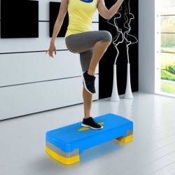 Soozier A90-076VT Adjustable Aerobic Step Cardio Exercise Stepper