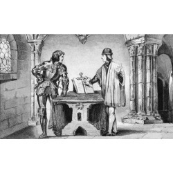 Posterazzi DPI1861203 Louis Xi 1423 to 1483 Held Under House Arrest by Charles the Bold 1433 to 1477 From Histoire De France by Colart Publish.