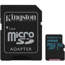 Kingston Canvas Go! 128GB microSDXC Flash Card Model SDCG2/128GBCR
