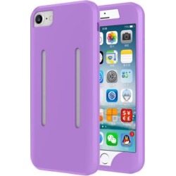 Sweatproof Elastic Armband Protect Case Gym Jogging Exercise Sports for iPhone 7 Black for iPhone 7 Plus Purple