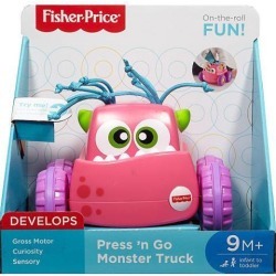 Fisher-Price Press 'N Go Monster Truck, Pink