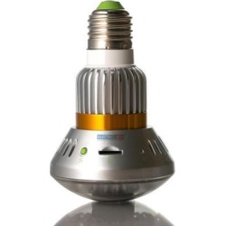 Ibulb Mini Nightvision Hidden Surveillance Camera Motion Activated Dvr w/ 32GB MicroSD