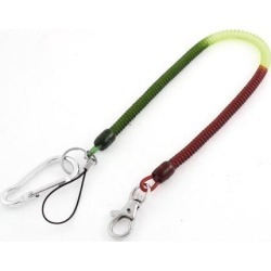 Flexible Stretchy Coil Cord Spring Key Chain Tool Pendant Strap