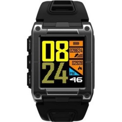 Professional Swimming Sport Smart Watch IP68 Waterproof Fitness Activity Tracker Monitor Heart Rate Monitor Wristwatch black