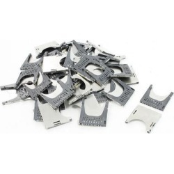 Global Bargains 50 Pieces SD Memory Card Sockets Slots for Digital Camera MP4