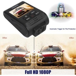 VIOFO 2.0' LCD High Definition Night Vision Vehicle Recorder 2K On-Board Camera Dash Camera Lane Departure Warning black