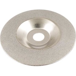 Unique Bargains 100mm x 16mm 100 Grit Diamond Coated Concave Grinding Wheel Disc