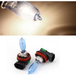 DC 12V Pair H8 100W Super White HOD Xenon Fog Light for Auto Car