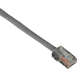 Black Box CAT6PC-B-002-GY Connect CAT6 250-MHz Stranded Ethernet Patch Cable - Unshielded, PVC, Basic Connector, Gray, 2-ft.