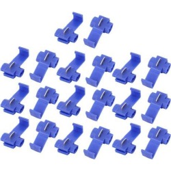20pcs Electrical Cable Connectors Fast Quick Splice Lock Wire Terminals Crimp