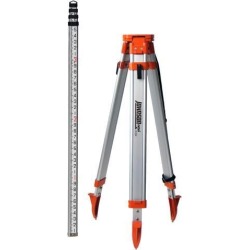 Johnson Level & Tool 40-6350 Universal Tripod and Grade Rod Kit