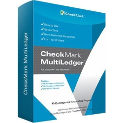 CheckMark Multiledger Pro Software 2019 Accounting Software For MAC