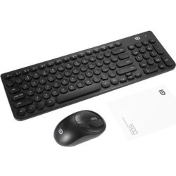 Forter IK6630 USB 2.4GHz Wireless Keyboard and Mouse Combo Set for Computer