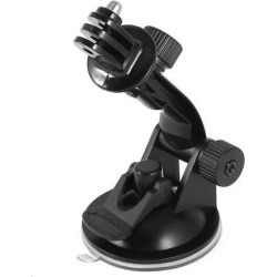 Suction Cup Mounting Stand + Tripod Mount Adapter Black for GoPro HD HERO3/2/1