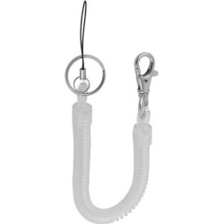 Unique BargainsPlastic Lobster Shape Clasp Spring Coil Keychain Strap String Rope Key Holder