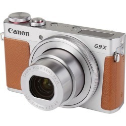 Canon G9 X Silver 20.2 MP 3X Optical Zoom 25mm Wide Angle Digital Camera - International Version
