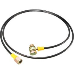 Hydraulic Test Hose, Male Adjustable Fitting M14 x 1.5 to Female G 1/4, 40Mpa 1.5m Length High Pressure Gauge Test Hoses