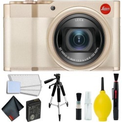 Leica C-Lux Digital Camera (Light Gold) Accessory Kit
