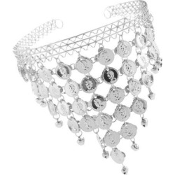 Belly Dance Headwear Hair Head Jewelry Indian Dance Headband Crown Silver